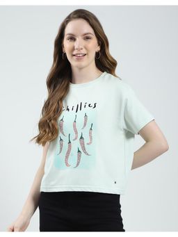 Monte Carlo - Womens Round Neck T-shirt - Green