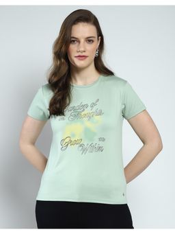 Monte Carlo - Womens Round Neck T-Shirt - Green