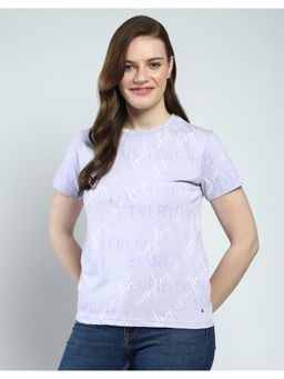 Monte Carlo - Womens Crew Neck T-Shirt - Lavender
