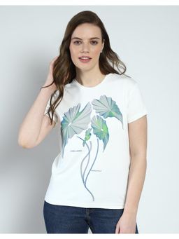 Monte Carlo - Womens Round Neck T-Shirt - White