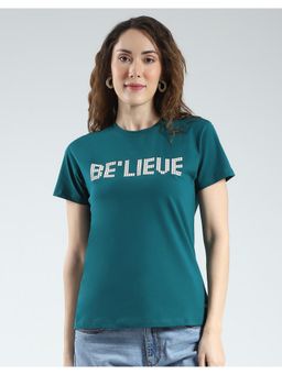 Monte Carlo - Womens Crew Neck T-shirt - Teal