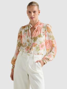 Forever New - Pauline Floral Printed Top - Multi-Color