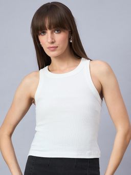 98 Degree North - Women Tank Top - Off White