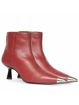 Saint G - Women Red Leather Casual Boots