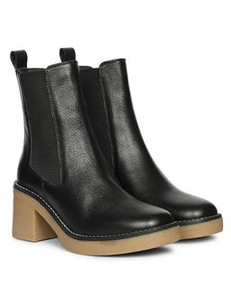 Saint G - Women Black Leather Chelsea Boots