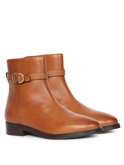 Saint G - Women Tan Leather Casual Boots