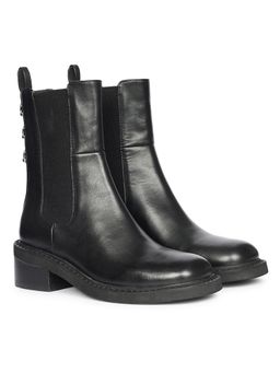 Saint G - Women Black Leather Chelsea Boots