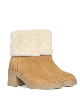 Saint G - Women Tan Leather Casual Boots