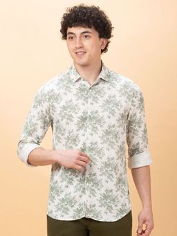 Being Human - Men Green Printed Shirt