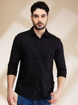 Being Human - Men Black Printed Shirt