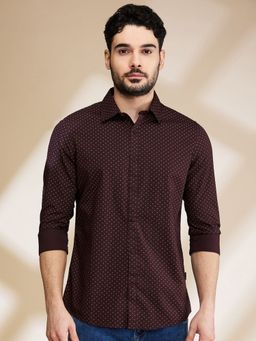 Being Human - Men Brown Printed Shirt