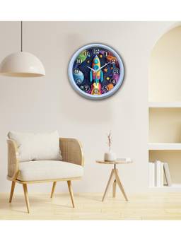 Olive Tree - Graphic Plastic Wall Clock - Multi-Color