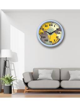 Olive Tree - Geometric Plastic Wall Clock - Multi-Color