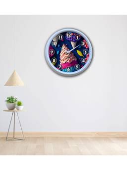 Olive Tree - Graphic Plastic Wall Clock - Multi-Color