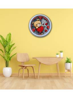 Olive Tree - Graphic Plastic Wall Clock - Multi-Color
