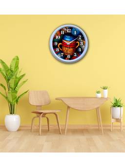 Olive Tree - Graphic Plastic Wall Clock - Multi-Color