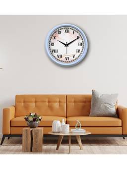 Olive Tree - Abstract Plastic Wall Clock - White