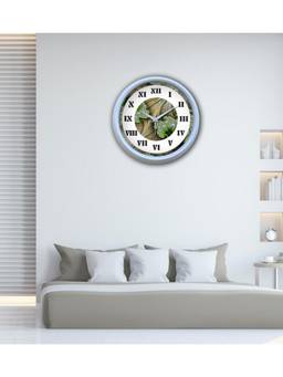 Olive Tree - Graphic Plastic Wall Clock - Multi-Color