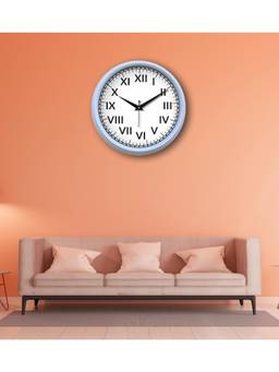 Olive Tree - Solid/Plain Plastic Wall Clock - White