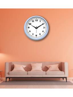 Olive Tree - Solid/Plain Plastic Wall Clock - White