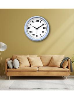 Olive Tree - Solid/Plain Plastic Wall Clock - White