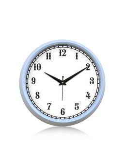 Olive Tree - Solid/Plain Plastic Wall Clock - White