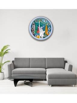 Olive Tree - Graphic Plastic Wall Clock - Multi-Color