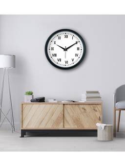 Olive Tree - Solid/Plain Plastic Wall Clock - White