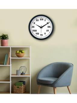 Olive Tree - Solid/Plain Plastic Wall Clock - White
