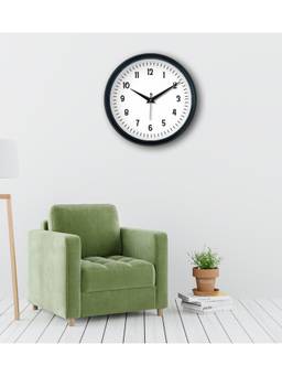 Olive Tree - Solid/Plain Plastic Wall Clock - White