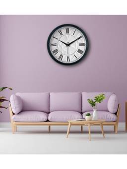 Olive Tree - Abstract Plastic Wall Clock - White