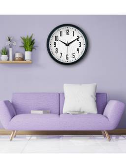 Olive Tree - Abstract Plastic Wall Clock - White