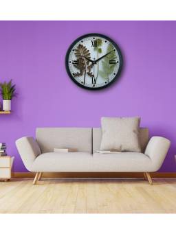 Olive Tree - Nature Plastic Wall Clock - Multi-Color