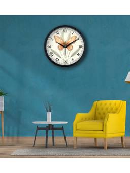 Olive Tree - Nature Plastic Wall Clock - Cream