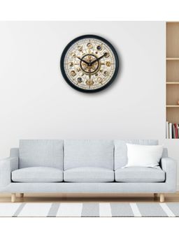 Olive Tree - Graphic Plastic Wall Clock - Cream