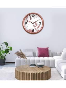 Olive Tree - Nature Plastic Wall Clock - White