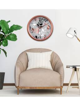 Olive Tree - Nature Plastic Wall Clock - Grey