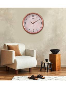 Olive Tree - Geometric Plastic Wall Clock - Brown