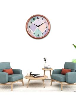 Olive Tree - Geometric Plastic Wall Clock - Multi-Color