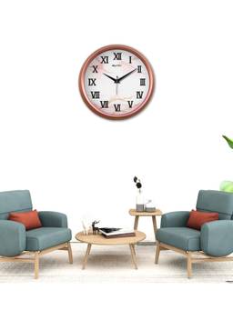 Olive Tree - Abstract Plastic Wall Clock - White