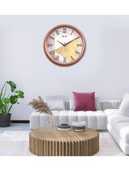Olive Tree - Geometric Plastic Wall Clock - Multi-Color