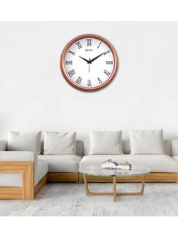 Olive Tree - Solid/Plain Plastic Wall Clock - White