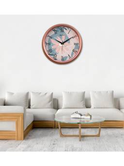 Olive Tree - Floral Plastic Wall Clock - Multi-Color