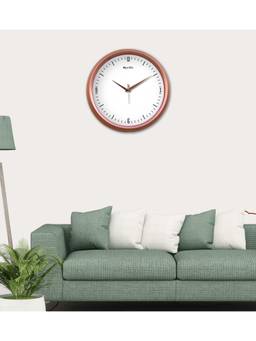 Olive Tree - Solid/Plain Plastic Wall Clock - White