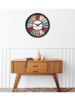 Olive Tree - Abstract Plastic Wall Clock - Multi-Color