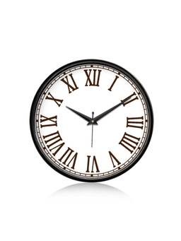 Olive Tree - Solid/Plain Plastic Wall Clock - White