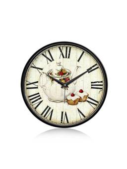 Olive Tree - Abstract Plastic Wall Clock - Cream