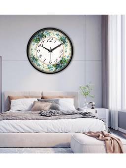 Olive Tree - Floral Plastic Wall Clock - Multi-Color