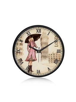Olive Tree - Nature Plastic Wall Clock - Beige