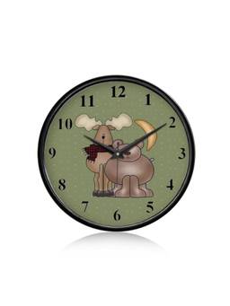 Olive Tree - Nature Plastic Wall Clock - Olive